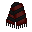 ClothingNeckScarfStripedSyndieRed